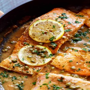 Salmon Piccata 27 Custom