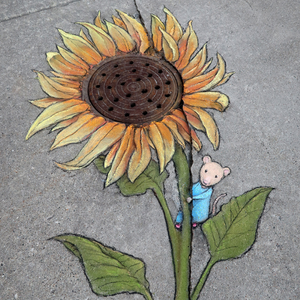 sidewalk art