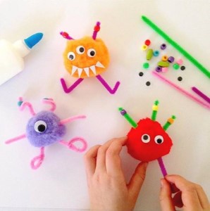 pom pom monster craft 2 Custom