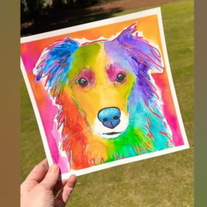 pop art pet portraits
