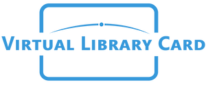 virtual library card logo A