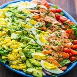 Cobb Salad w salmon (Custom)