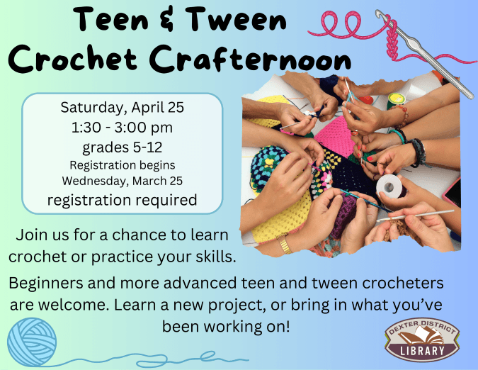 crochet crafternoon apr26