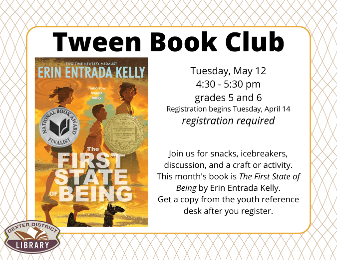 tween book club may26